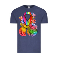 All Color Ribbon With Boxing Gloves Vintage Tee | Teevron