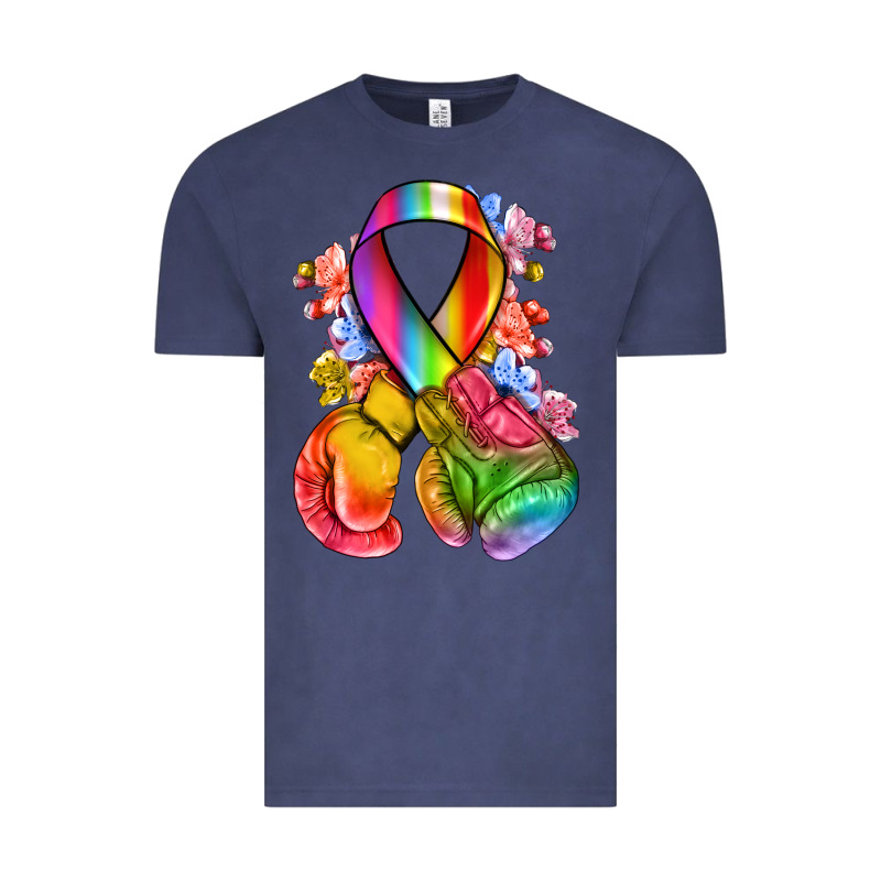 All Color Ribbon With Boxing Gloves Vintage Tee by NancyCooperArtShop | Teevron