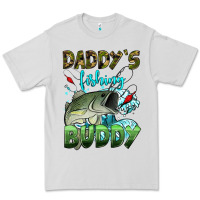 Dove Grey daddy's fishing buddy Premium Tee - HRA Design Shop