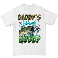 White daddy's fishing buddy Premium Tee - HRA Design Shop