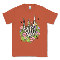 Copper skeleton flowers Classic Tee - MaliasSmallBusiness