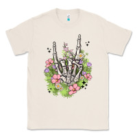 Natural skeleton flowers Classic Tee - MaliasSmallBusiness