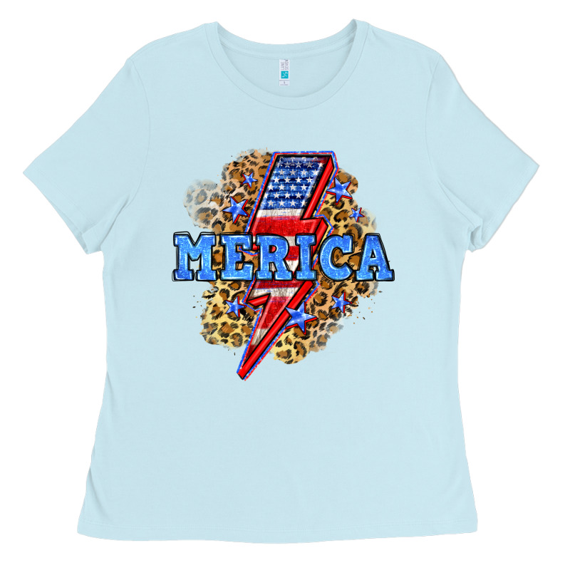 Merica Lightning Bolt Ladies Tee by Neo Western | Teevron