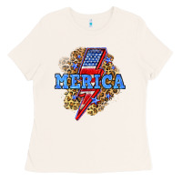 Bone Merica lightning bolt Ladies Tee - Neo Western
