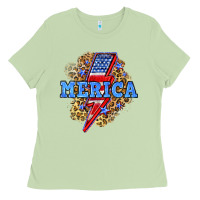 Matcha Merica lightning bolt Ladies Tee - Neo Western