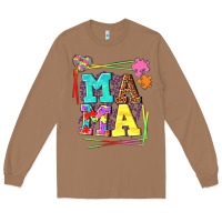 Toasted Coconut Autism Mama Long Sleeve Tee - NancyCooperArtShop
