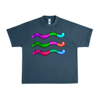 Midnight Navy worm jelly Urban Heavy Tee - AdoDesignShop