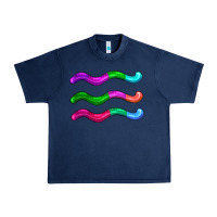 Navy worm jelly Urban Heavy Tee - AdoDesignShop