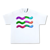 White worm jelly Urban Heavy Tee - AdoDesignShop