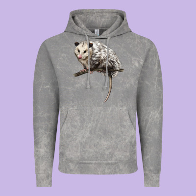 Opossum Vintage Hoodie Designed By Lillyallendesigns