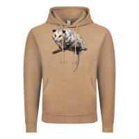 Vintage Coffee opossum Vintage Hoodie - LillyAllenDesigns
