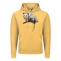 Vintage Mustard opossum Vintage Hoodie - LillyAllenDesigns