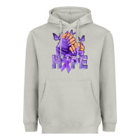 Moon Dust Hope lavender ribbon all cancers Heavyweight Hoodie - NancyCooperArtShop