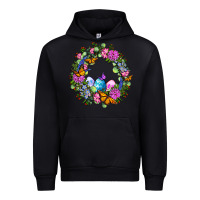 Black Easter Ocaliptus spring flowers Urban Hoodie - OliviaCreatesArt
