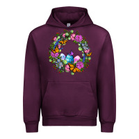 Mauve Wine Easter Ocaliptus spring flowers Urban Hoodie - OliviaCreatesArt
