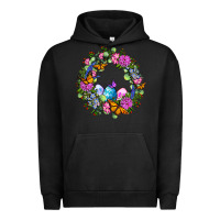 Pigment Black Easter Ocaliptus spring flowers Urban Hoodie - OliviaCreatesArt
