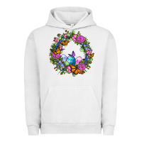 Pigment Lunar Rock Easter Ocaliptus spring flowers Urban Hoodie - OliviaCreatesArt