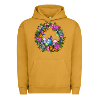 Pigment Peanut Butter Easter Ocaliptus spring flowers Urban Hoodie - OliviaCreatesArt