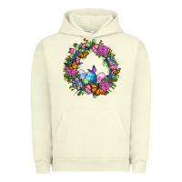 Pigment Pistachio Easter Ocaliptus spring flowers Urban Hoodie - OliviaCreatesArt