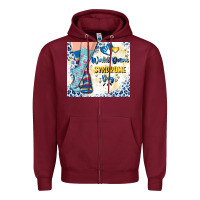 Burgundy world down syndrome day Zipper Hoodie - Artiststas