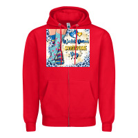 Red world down syndrome day Zipper Hoodie - Artiststas