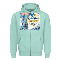 Seafoam world down syndrome day Zipper Hoodie - Artiststas