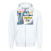 White world down syndrome day Zipper Hoodie - Artiststas