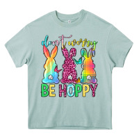 Don't Worry Be Hoppy Easter Day Heavy Core Tee | Teevron