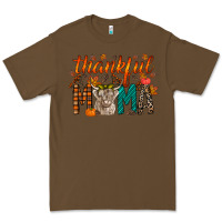 Cacao thankful mama highland cow Premium Tee - RacoonDesign