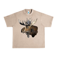 French Oak moose buck deer head Urban Heavy Tee - LillyAllenDesigns