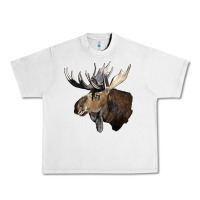 Lunar Rock moose buck deer head Urban Heavy Tee - LillyAllenDesigns