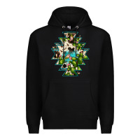 Black aztec  cowhide cactus gemstone Premium Hoodie - JahusDesignShop