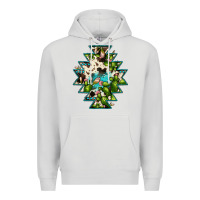 Dove Grey aztec  cowhide cactus gemstone Premium Hoodie - JahusDesignShop