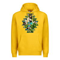 Lemon aztec  cowhide cactus gemstone Premium Hoodie - JahusDesignShop