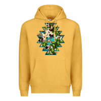 Mustard aztec  cowhide cactus gemstone Premium Hoodie - JahusDesignShop