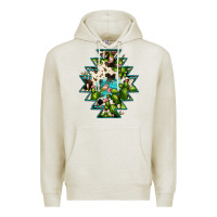 Oatmeal Heather aztec  cowhide cactus gemstone Premium Hoodie - JahusDesignShop