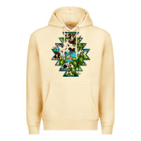 Pina Colada aztec  cowhide cactus gemstone Premium Hoodie - JahusDesignShop