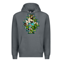 Rock aztec  cowhide cactus gemstone Premium Hoodie - JahusDesignShop