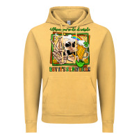 Vintage Mustard when you're dead inside but it's st patricks Vintage Hoodie - Jasminsmagicworld