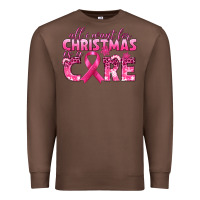 Chestnut all i want for christmas is a cure breast cancer Premium Sweatshirt - texasbilliewilder