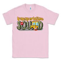 Bubblegum Pink transportation squad Classic Tee - MaliasSmallBusiness