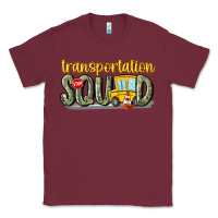 Burgundy transportation squad Classic Tee - MaliasSmallBusiness
