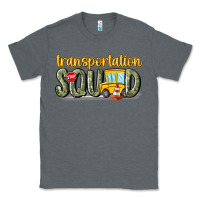 Charcoal Heather transportation squad Classic Tee - MaliasSmallBusiness