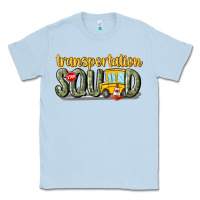 Dusty Blue transportation squad Classic Tee - MaliasSmallBusiness