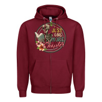 Burgundy just one more chapter Zipper Hoodie - Artiststas