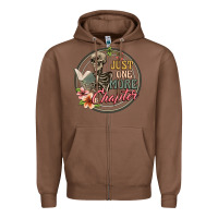 Chestnut just one more chapter Zipper Hoodie - Artiststas