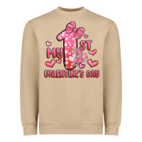 My First Valentines Day Heavyweight Sweatshirt | Teevron