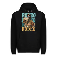 Black Rodeo kid Cowboy midilli horse Premium Hoodie - HowdyJamesFarm