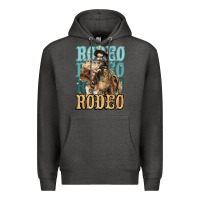 Charcoal Heather Rodeo kid Cowboy midilli horse Premium Hoodie - HowdyJamesFarm