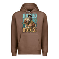 Chestnut Rodeo kid Cowboy midilli horse Premium Hoodie - HowdyJamesFarm